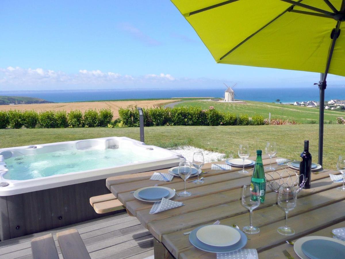 Panoramic Sea View And Jacuzzi, Premium, Telgruc-Sur-Mer Экстерьер фото
